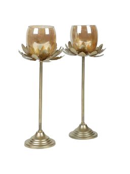 Amaya Decors - Hammered Flower Detachable Set of 2