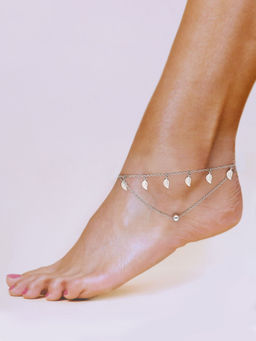 Kai Jewel - Sterling Silver Flora of Charms Anklet