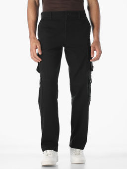 Jack & Jones - Black Regular Fit Cargo Pants