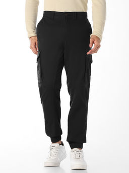 Jack & Jones - Black Slim Fit Casual Cargo Pants