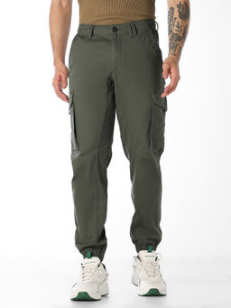 Jack & Jones - Green Slim Fit Casual Cargo Pants