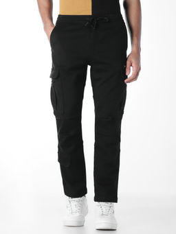 Jack & Jones - Black Regular Fit Cargo Pants