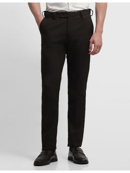 Arrow - Men Brown Mid Rise Jackson Super Slim Fit Trousers
