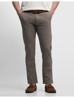 Arrow Sports - Men Brown Slim Fit Knitted Trousers