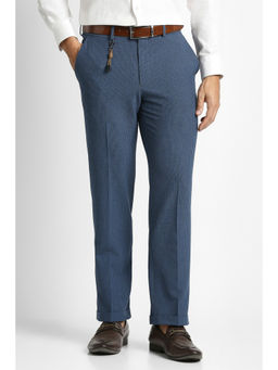 Van Heusen - Men Blue Check Trouser