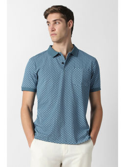 Van Heusen - Men Blue Polo T-Shirt