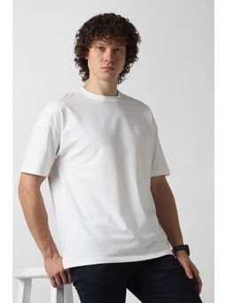 Van Heusen - Men White Crew Neck T-Shirt