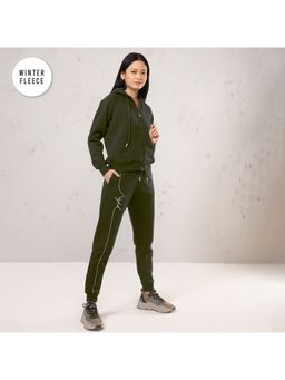 Nykd by Nykaa - Fleece Jogger -nyle223 Beetle Green