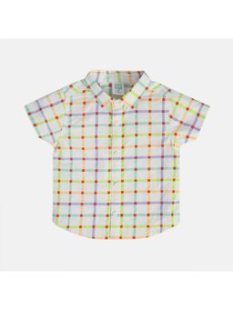 MINI KLUB - White Checks Shirt