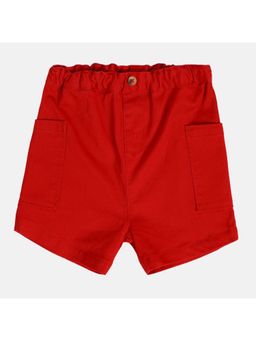 MINI KLUB - Red Solid Shorts