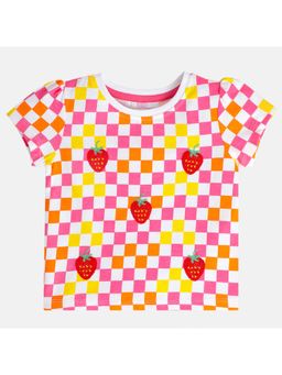 MINI KLUB - Pink Checks Top