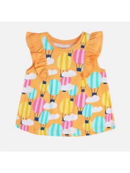 MINI KLUB - Orange Printed Dress