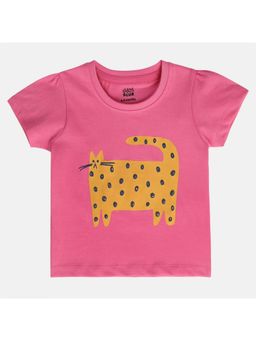 MINI KLUB - Pink Printed Top