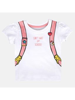 MINI KLUB - White Printed Top