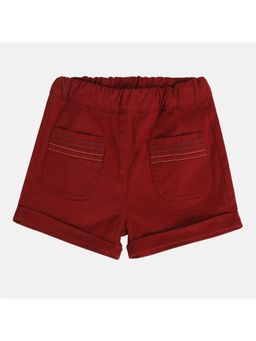MINI KLUB - Red Solid Shorts