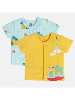 MINI KLUB - Multi-Color Printed T-Shirts (Pack of 2)