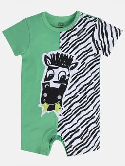 MINI KLUB - Green Printed Romper