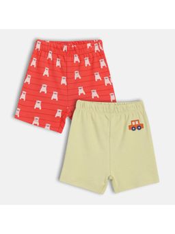 MINI KLUB - Multi-Color Printed Shorts (Pack of 2)