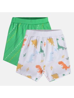 MINI KLUB - Multi-Color Printed Shorts (Pack of 2)