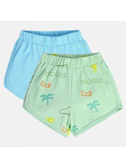 MINI KLUB - Multi-Color Printed Shorts (Pack of 2)