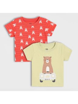 MINI KLUB - Multi-Color Printed T-Shirts (Pack of 2)