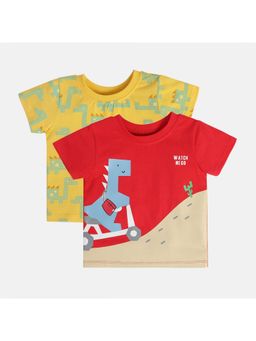 MINI KLUB - Multi-Color Printed T-Shirts (Pack of 2)