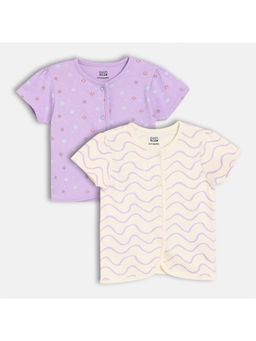 MINI KLUB - Multi-Color Printed T-Shirts (Pack of 2)