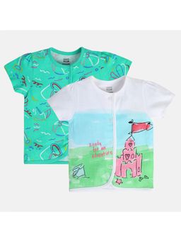 MINI KLUB - Multi-Color Printed T-Shirts (Pack of 2)