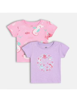 MINI KLUB - Multi-Color Printed Tops (Pack of 2)
