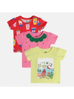MINI KLUB - Multi-Color Printed Tops (Pack of 3)