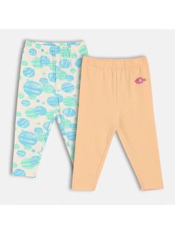 MINI KLUB - Multi-Color Printed Leggings (Pack of 2)