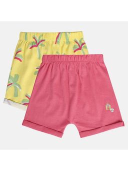 MINI KLUB - Multi-Color Printed Shorts (Pack of 2)