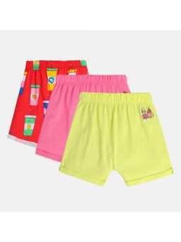 MINI KLUB - Multi-Color Printed Shorts (Pack of 3)
