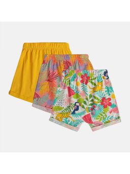 MINI KLUB - Multi-Color Printed Shorts (Pack of 3)