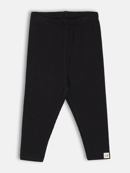 MINI KLUB - Black Solid Leggings