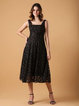 JUSTIN WHYTE - Lace Corset Fit And Flair Dresses