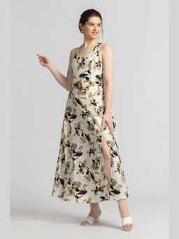 JULO - Autumn Romance Off White Maxi Dress