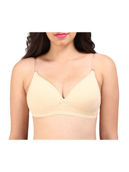 Bralux - Beige Full Coverage Non Padded Seamless Multiway Bra
