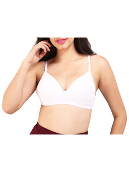 Bralux - White Full Coverage Non Padded Seamless Multiway Bra