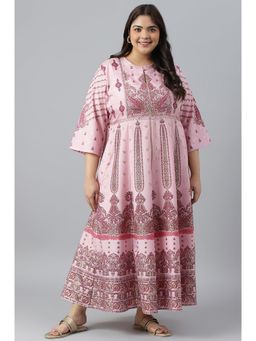 W - Pink Floral Dress