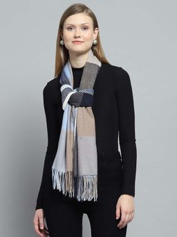 Monte Carlo - Women Checks Multi Color Stoles