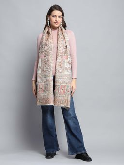 Monte Carlo - Women Embroidered Multi Color Stoles