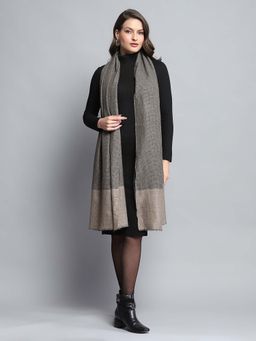 Monte Carlo - Women Checks Grey Stoles