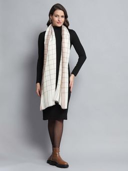 Monte Carlo - Women Checks White Stoles