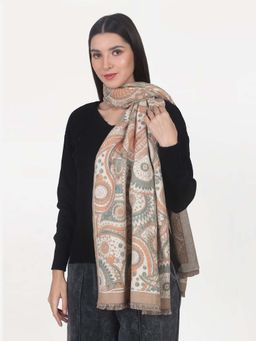 Calvadoss - Women Paisley Multi Color Stole