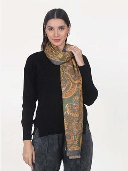 Calvadoss - Women Paisley Multi Color Stole