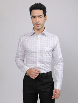 Louis Stitch - Pink Regular Fit Formal Shirt