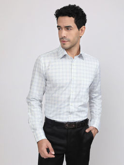 Louis Stitch - Blue Regular Fit Formal Shirt