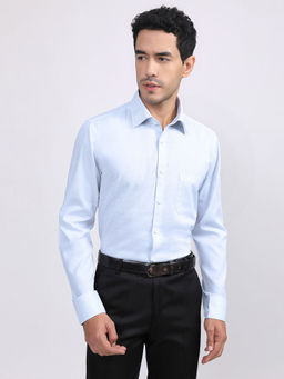 Louis Stitch - Blue Regular Fit Formal Shirt