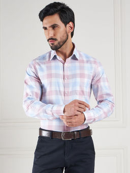 Louis Stitch - Multi-Colour Regular Fit Multi-Colour Stripes Shirt